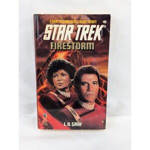 Pocket Books Star Trek Book Unisex Firestorm #68 L.A. Graf Sci-Fi Novel
